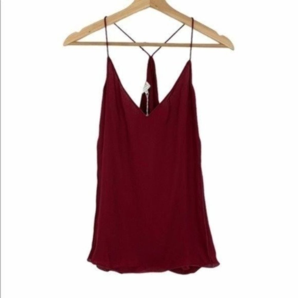New! Armani Berry Wine Camisole Top